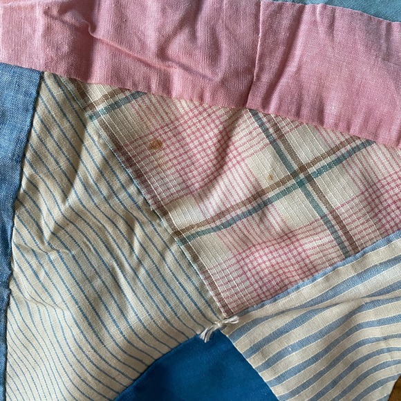 Colorful Vintage Patchwork Quilt - Picture 12 of 13